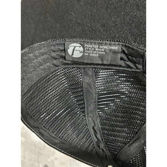 Moose Jaw Canada Digital Pixel Camo Snapback Hat/Cap Black Gray White - Picture 11 of 12